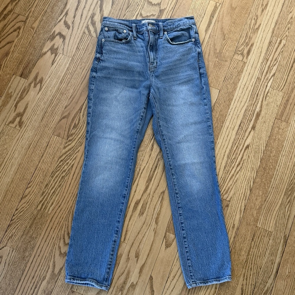 Madewell Jeans Women's Size 26 High Rise Slim BoyJean Denim‎ Classic Straight